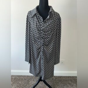 Cato Monochrome Floral Dress